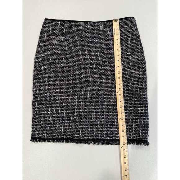 Tahari Tweed Wool Pencil Skirt Women 34" Textured Lined Career Workwear Academia - Picture 4 of 5
